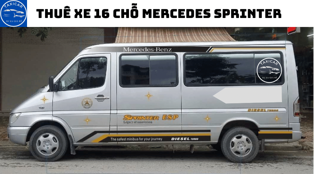 Thuê xe 16 chỗ Mercedes Srinter